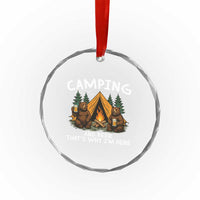 Funny Camping Beer Crystal Glass Ornament Bear Drinking Lover Gift - Wonder Print Shop