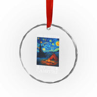 Funny Camping Crystal Glass Ornament Life Is Better At The Campfire - Wonder Print Shop