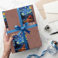 Funny Camping Wrapping Paper Roll Life Is Better At The Campfire - Wonder Print Shop