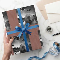 Funny Capybara Wrapping Paper Roll Selfie With UFOs Capy Meme Graphic