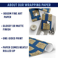 Funny Cat Bite Horror Anime Crazy Kitten Japanese Wrapping Paper Roll - Wonder Print Shop