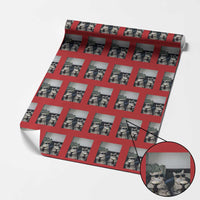 Funny Cat Drinking Irish Stout Beer Wrapping Paper Roll Black Beer and Cat Lovers
