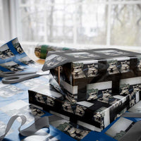 Funny Cat Drinking Irish Stout Beer Wrapping Paper Roll Black Beer and Cat Lovers