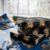 Funny Cat Eating Taco Wrapping Paper Roll Mexican Food Lover Gift