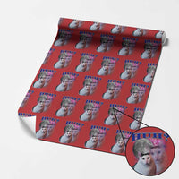 Funny Cat Emotion Meme Wrapping Paper Roll Huh Silly Sarcasm