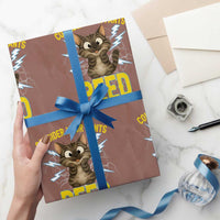 Funny Cat Lover Wrapping Paper Roll Consider Your Pants Peed Quote - Wonder Print Shop
