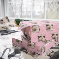 Funny Cat Meme Wrapping Paper Roll Certified Freak Eat Cement Cursed Cat