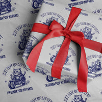 Funny Cat Meme Wrapping Paper Roll Get Out of My Way Gonna Poop My Pants Adult Humor Meme - Wonder Print Shop