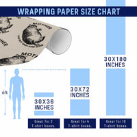 Funny Cat Mother I Am But Skin And Bone Wrapping Paper Roll - Wonder Print Shop