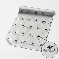 Funny Cat Riding Dinosaur Pixel Retro Wrapping Paper Roll This Is An Outrage