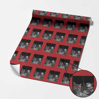 Funny Cat Selfie 4th of July Wrapping Paper Roll Patriotic Eagle American Flag Gift