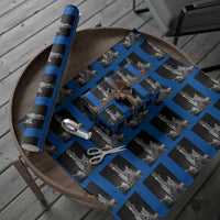 Funny Cat Selfie Lunar Mission 2026 Wrapping Paper Roll