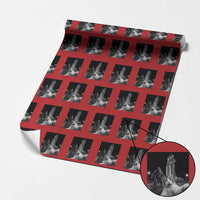 Funny Cat Selfie with Bigfoot Wrapping Paper Roll Back To The Moon Mission 2026