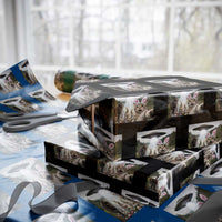 Funny Cat Selfie with Easter Bunny Bigfoot UFO Wrapping Paper Roll