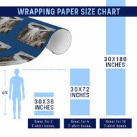 Funny Cat Selfie with Easter Bunny Bigfoot UFO Wrapping Paper Roll