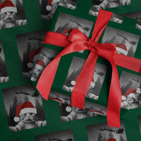 Funny Cat Selfie With Santas Sleigh Christmas Wrapping Paper Roll - Wonder Print Shop