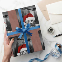 Funny Cat Selfie With Santas Sleigh Christmas Wrapping Paper Roll - Wonder Print Shop