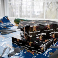 Funny Cat Sexy Wrapping Paper Roll Sagging But Still Gagging Gift - Wonder Print Shop