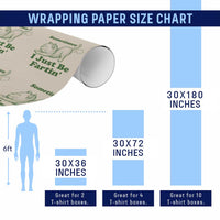 Funny Cat Sometimes I Just Be Fartin Wrapping Paper Roll Pet Lover
