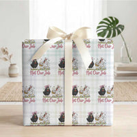 Funny Chicken Bunny Ears Wrapping Paper Roll Not Our Job Easter Gift