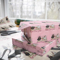 Funny Chicken Bunny Ears Wrapping Paper Roll Not Our Job Easter Gift