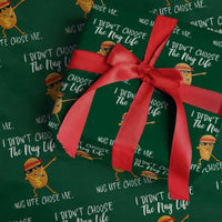 Funny Chicken Nug Life Wrapping Paper Roll The Nug Life Chose Me - Wonder Print Shop