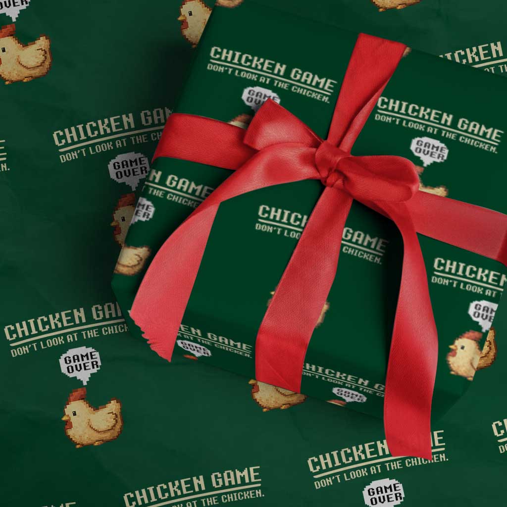 Funny Chicken Wrapping Paper Roll Game Dont Look At The Chicken