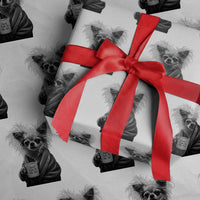 Funny Chihuahua Coffee Lover Wrapping Paper Roll Do Not Talk To Me Yet