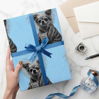 Funny Chihuahua Coffee Lover Wrapping Paper Roll Do Not Talk To Me Yet