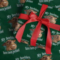 Funny Chihuahua Meme Wrapping Paper Roll My Heebies Have Been Jeebied Bootleg - Wonder Print Shop