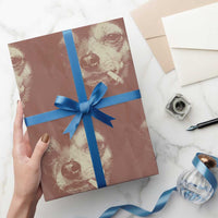 Funny Chihuahua Smoking Cegarette Meme Wrapping Paper Roll Gritty Ironic Dog Graphic for Dark Humor Lovers