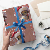 Funny Chihuahua Xmas Meme Wrapping Paper Roll I Got That Dawg In Me - Wonder Print Shop