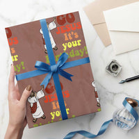 Funny Christian Christmas Wrapping Paper Roll Go Jesus It's Your Birthday - Wonder Print Shop