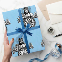 Funny Christian Dartist Gift Wrapping Paper Roll Jesus Bullseye Shooter - Wonder Print Shop