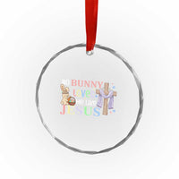 Funny Christian Easter Crystal Glass Ornament No Bunny Loves Me Like Jesus - Wonder Print Shop