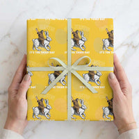 Funny Christian Easter Wrapping Paper Roll Go Jesus It Is The Third Day Religious Bunny