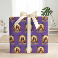 Funny Christian Easter He Is Rizzin Wrapping Paper Roll Trendy Jesus Humor with Sunglasses Faith Based Meme Gift