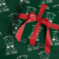 Funny Christian Easter Wrapping Paper Roll No Bunny Loves Me Like Jesus Retro Bunny - Wonder Print Shop
