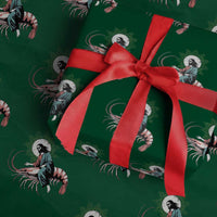 Funny Christian Prawn Wrapping Paper Roll Retro Jesus Riding A Shrimp Meme - Wonder Print Shop