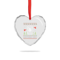 Funny Christian Xmas Heart Crystal Glass Ornament Birthday Boy Jesus God Xmas Tree Angels - Wonder Print Shop