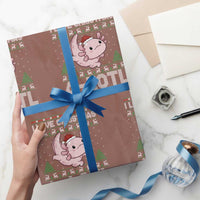 Funny Christmas Axolotl Wrapping Paper Roll I Love Christmas A Lotl Xmas Salamander - Wonder Print Shop