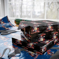 Funny Christmas Beer Wrapping Paper Roll I Want You To Get Me A Beer Santa Uncle Sam - Wonder Print Shop