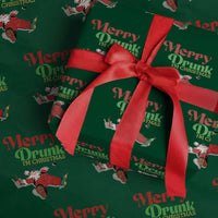 Funny Christmas Beers Wrapping Paper Roll Merry Drunk I'm Christmas Santa - Wonder Print Shop