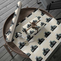 Funny Christmas Bigfoot Wrapping Paper Roll Believe Santa Sasquatch Snow - Wonder Print Shop
