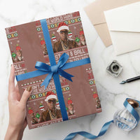 Funny Christmas Billy Meme Wrapping Paper Roll I Aint Asking For The World Here Just An 8 Ball And 2 Million Dollars - Wonder Print Shop