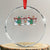 Funny Christmas Cheer Gift Crystal Glass Ornament Santa Snowman Cheerleaders - Wonder Print Shop