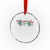 Funny Christmas Cheer Gift Crystal Glass Ornament Santa Snowman Cheerleaders - Wonder Print Shop