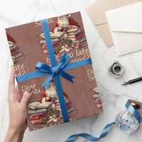 Funny Christmas Wrapping Paper Roll Dear Santa Is It Too Late To Be Good