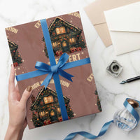 Funny Christmas Wrapping Paper Roll Exterior Illumination Expert Xmas Lights Home Decor
