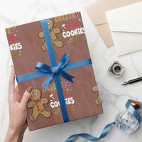 Funny Christmas Delete All Cookies Wrapping Paper Roll Xmas Gingerbread - Wonder Print Shop